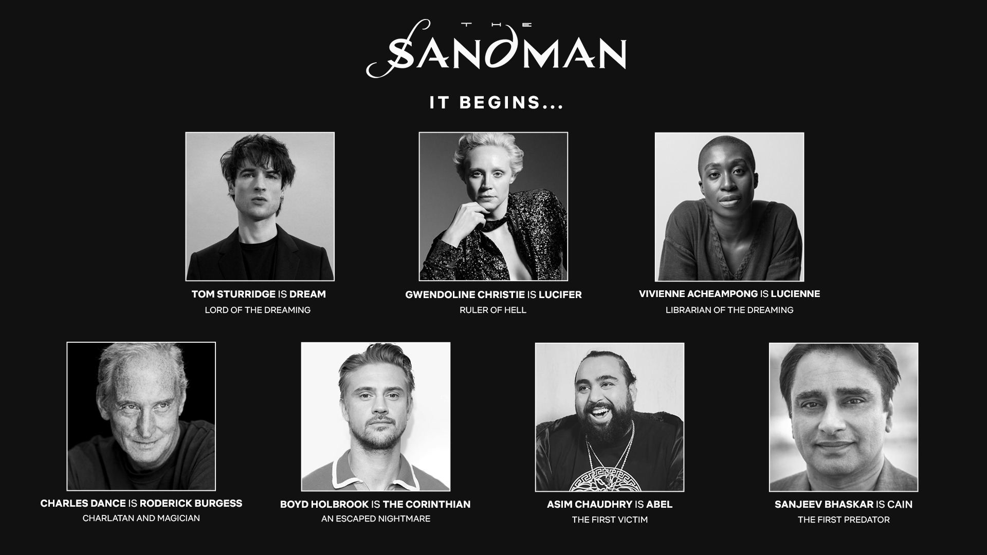 فهرست بازیگران سریال سندمن (The Sandman)