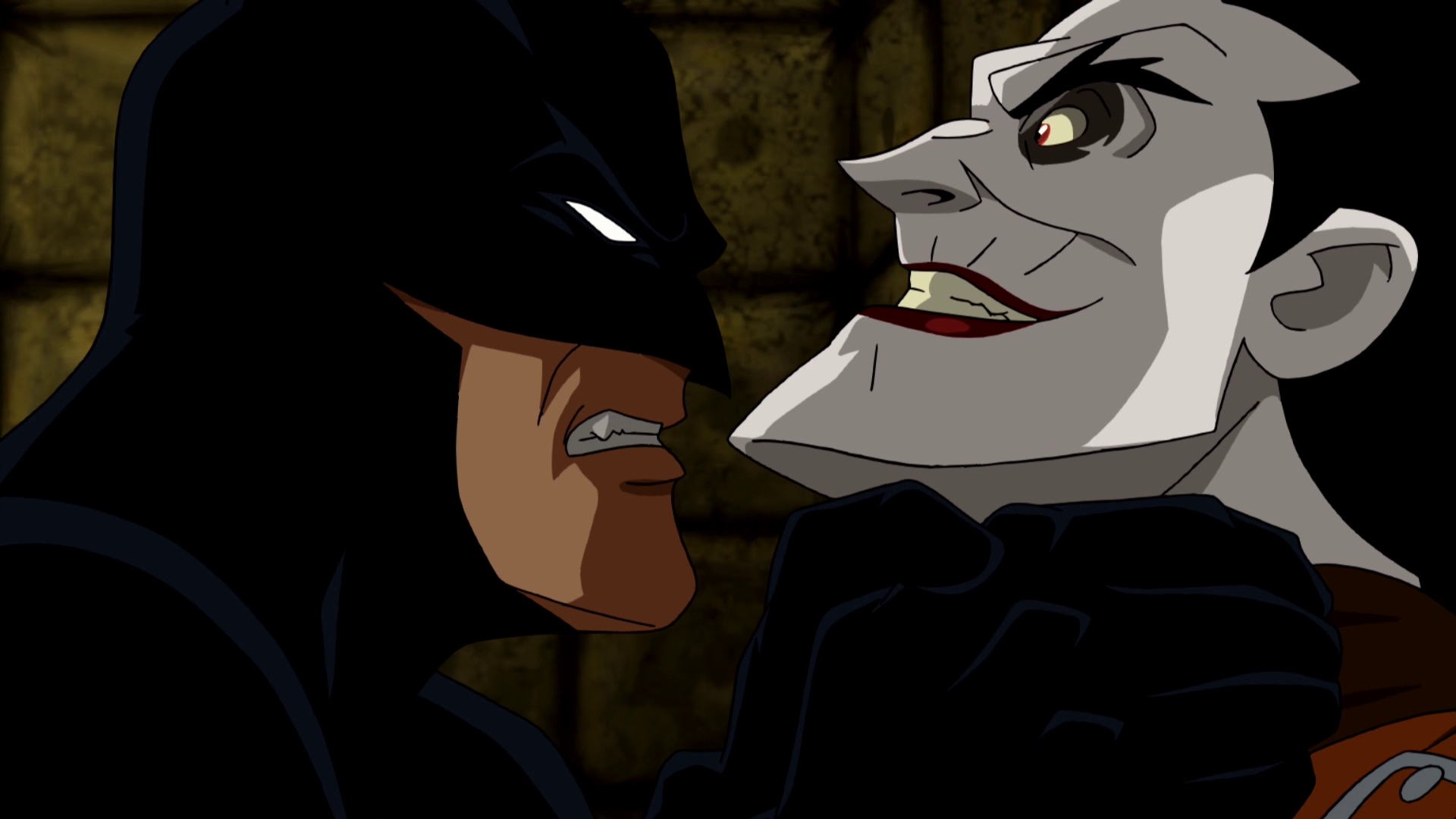 بتمن و جوکر در انیمیشن Batman Under the Red Hood